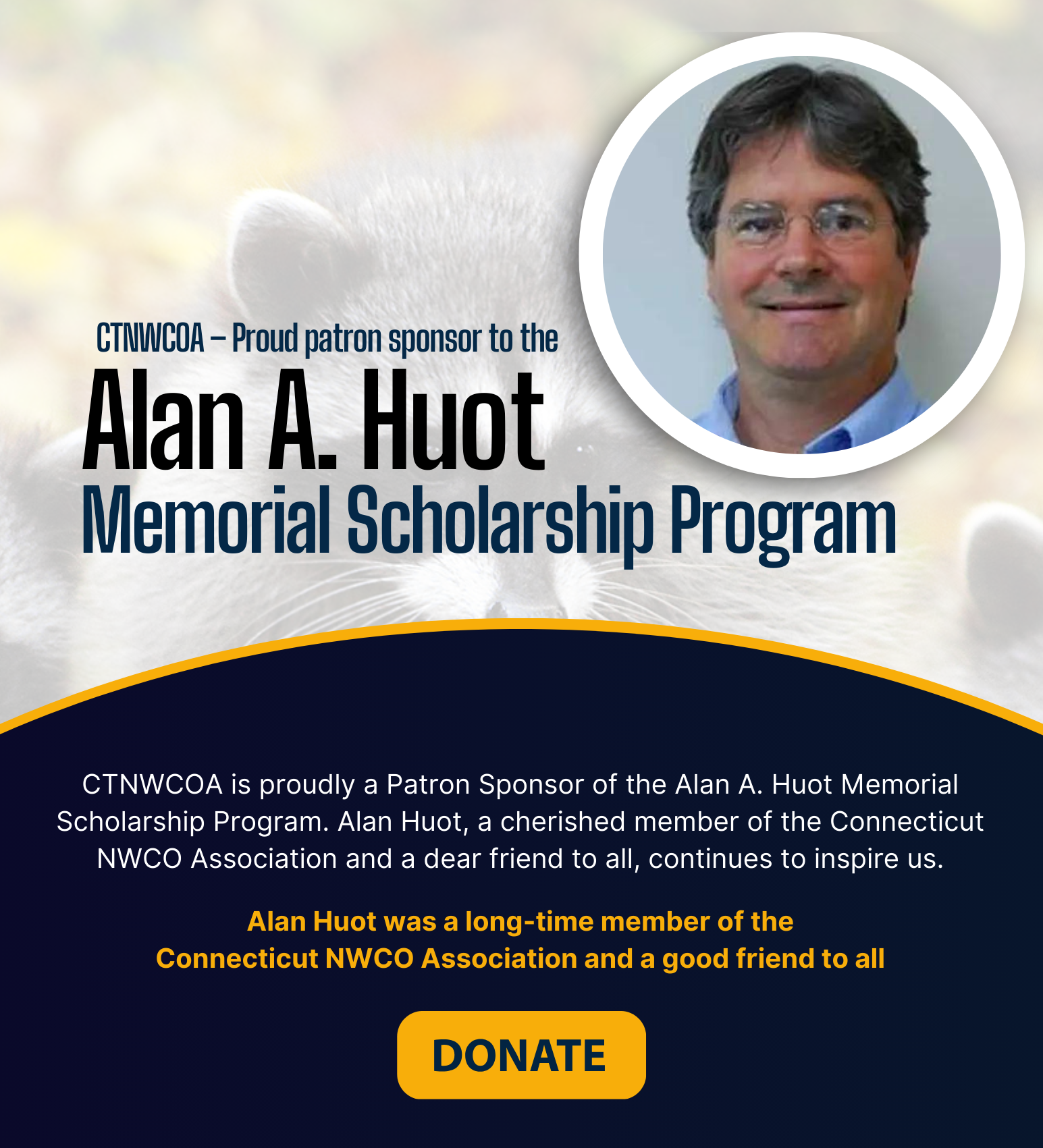 Alan A. Huot Memorial Scholarship Program ad